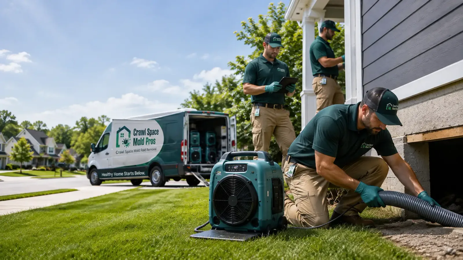 Crawl Space Mold Removal in Campo, CA